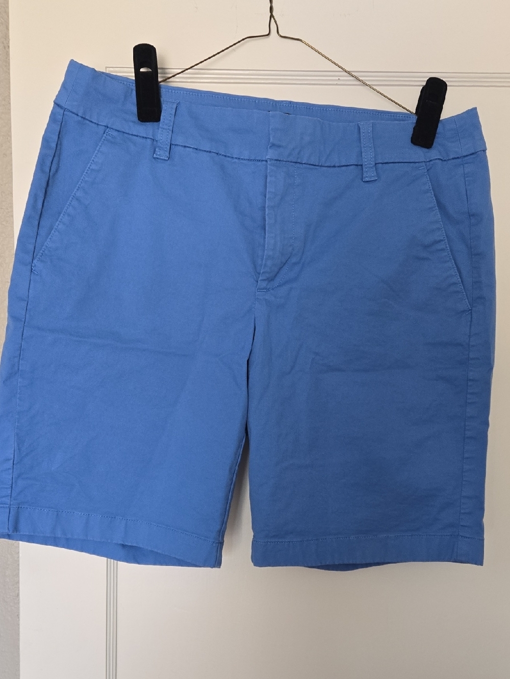 J. Crew Blue Women's Casual Chino Bermuda 9" Shorts